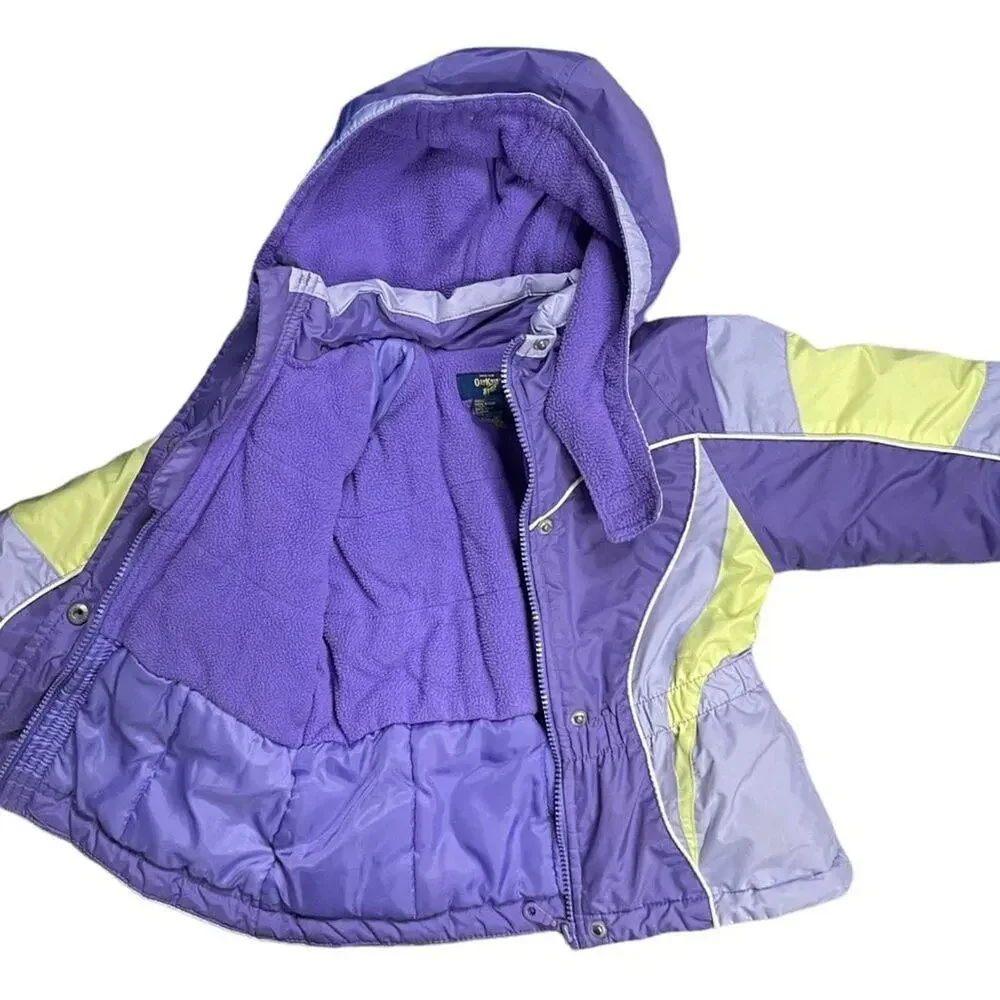 𝅺OSHKOSH B'Gosh Purple Toddler Winter Jacket 4T